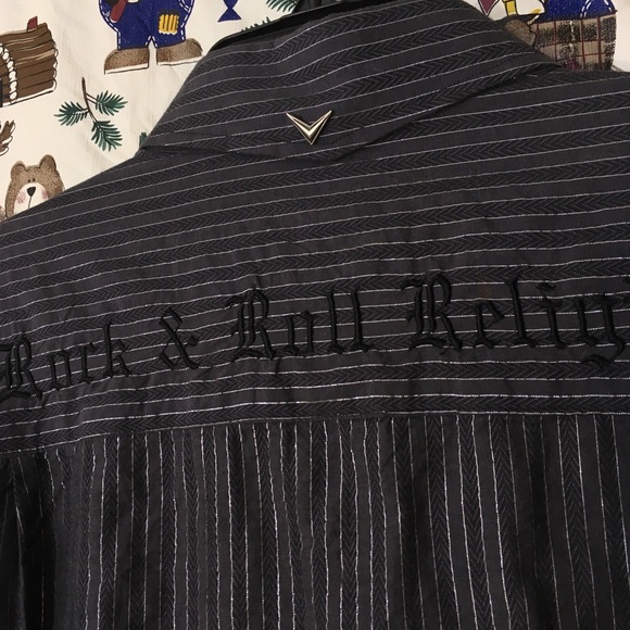 MEN'S FENDER GUITAR SHIRT BUTTON UP CASUAL Custom Shop By Rock And Roll Religion - Picture 6 of 9